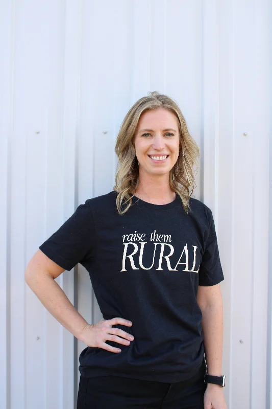 Women's Vintage T-Shirts-RAISE THEM RURAL GRAPHIC TEE