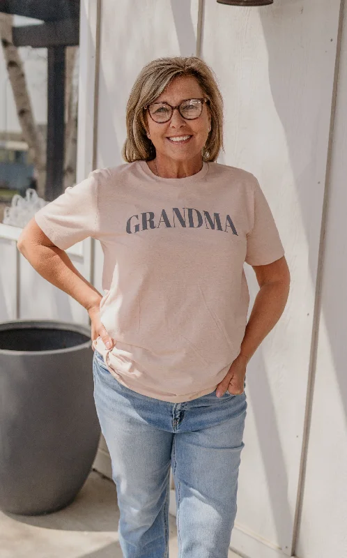 Women's Girlfriend T-Shirts-GRANDMA GRAPHIC TEE