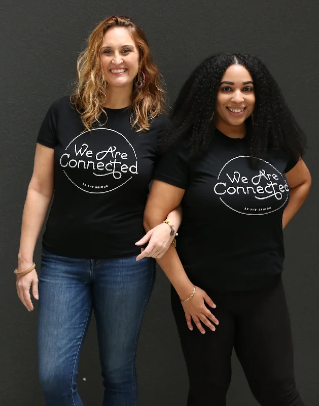 Women's Longline T-Shirts-We are Connected Women's T-Shirt