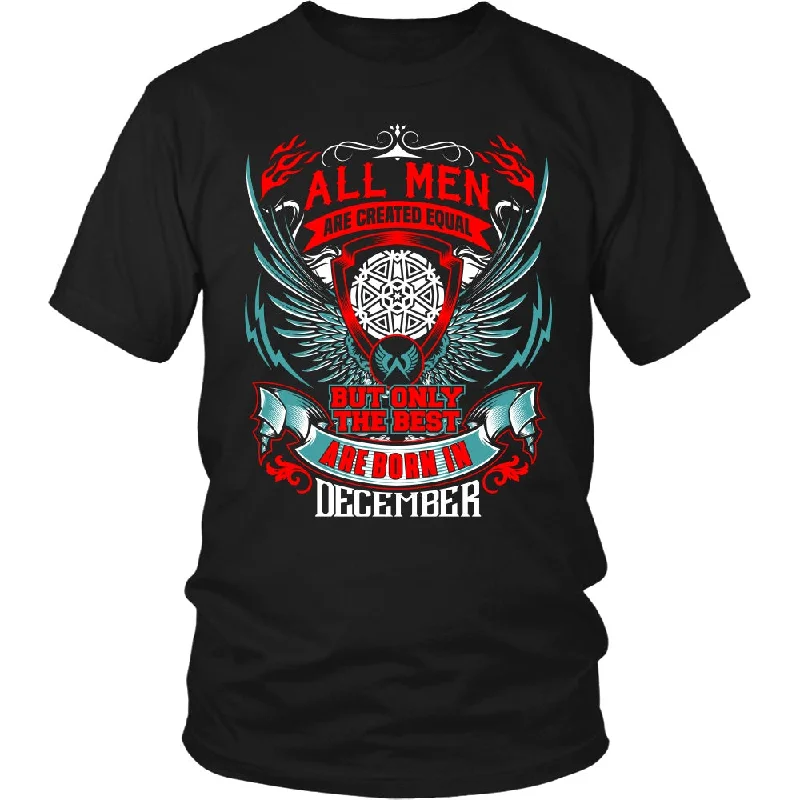 Women's Shirred T-Shirts-Best Men Are Born In December Shirt, Hoodie & Tank