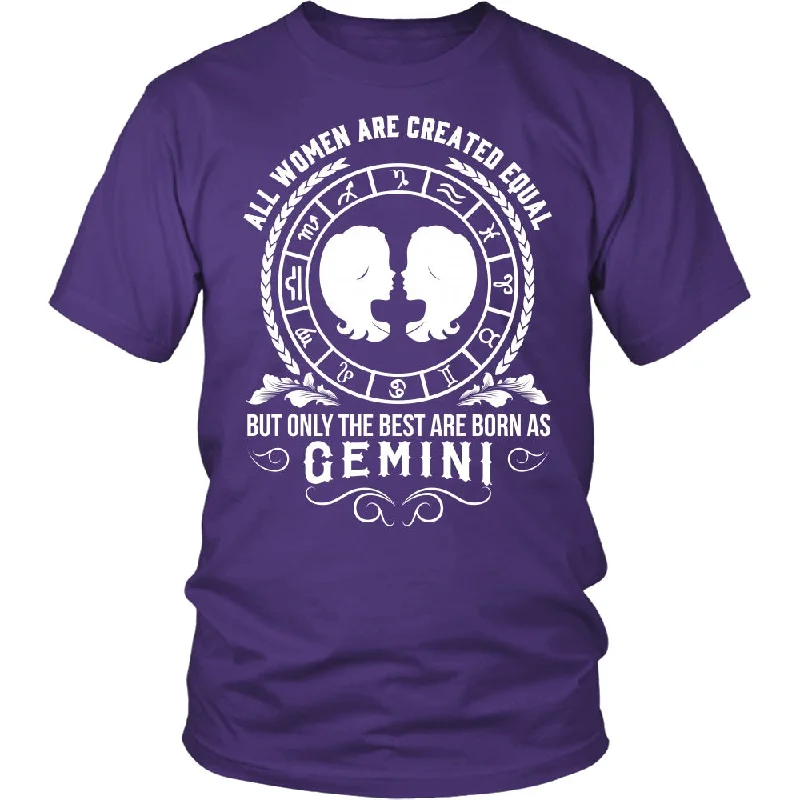 Women's Slub T-Shirts-Women - Best Are Born As Gemini Shirt, Hoodie & Tank