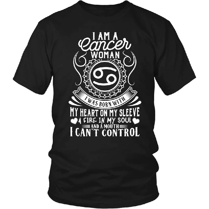 Women's Ruffle Sleeve T-Shirts-I Am A Cancer  Woman Shirt, Hoodie & Tank