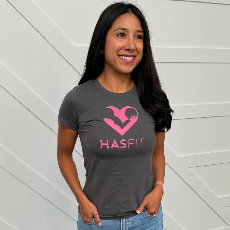 Women's Longline T-Shirts-HASfit Passion T - Premium Soft Ladies' Triblend T-Shirt