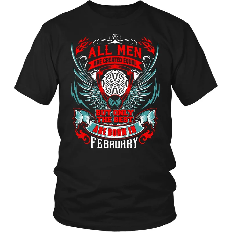 Women's Pastel T-Shirts-Best Men Are Born In February Shirt, Hoodie & Tank