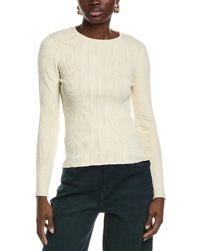 Women's Moisture-Wicking Pullovers-Kenneth Cole Multi Rib Sweater