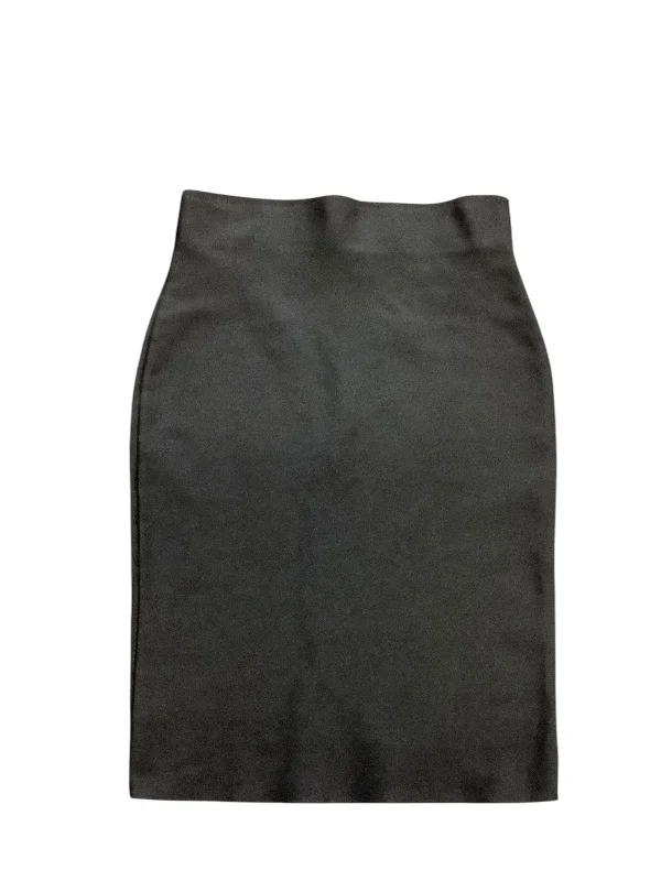 Women's Satin Denim Skirts-Skirt Mini & Short By Cmc In Black, Size: M