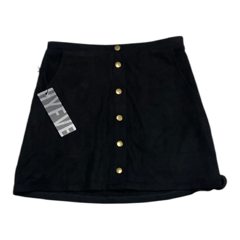 Women's High-Low Skirts-Skirt Mini & Short By Hyfve In Black, Size: 8