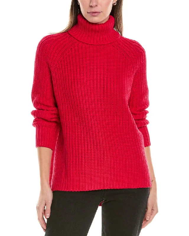 Women's Silk A-Line Pullovers-525 America Stella Shaker Sweater