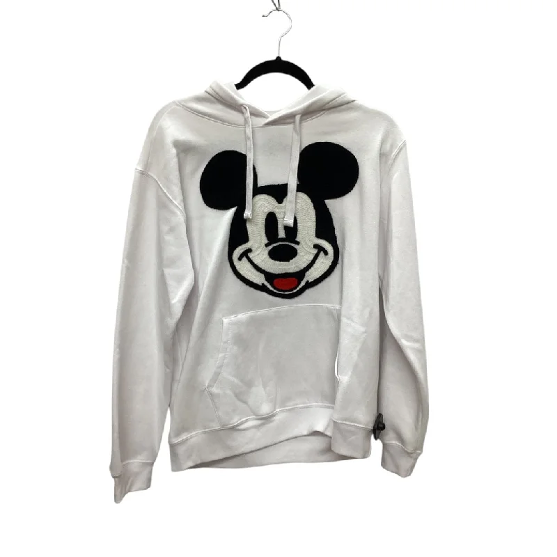 Women's Comfy Sweatshirts-Sweatshirt Hoodie By Disney Store In White, Size: M