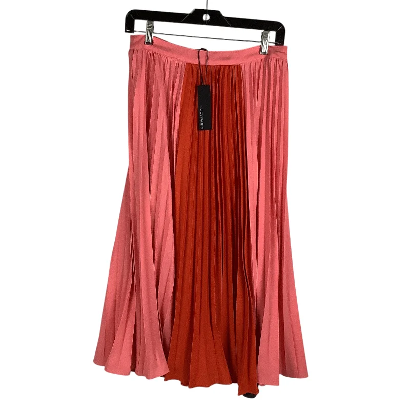 Women's Insulated Pleated Skirts-Skirt Midi By Lucy Paris In Pink, Size: M