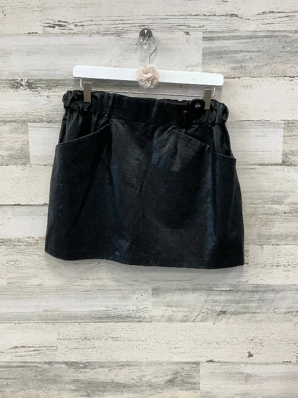 Women's Silk Skirts-Skirt Mini & Short By Zara Basic In Black, Size: 10