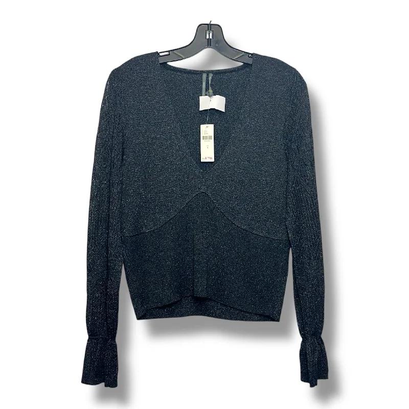 Women's Ribbed Pencil Pullovers-Sweater By Anthropologie In Black, Size: M