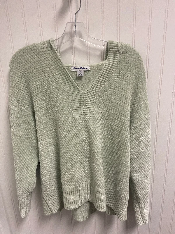 Women's Striped Pullovers-Sweater By Tommy Bahama In Green, Size: L