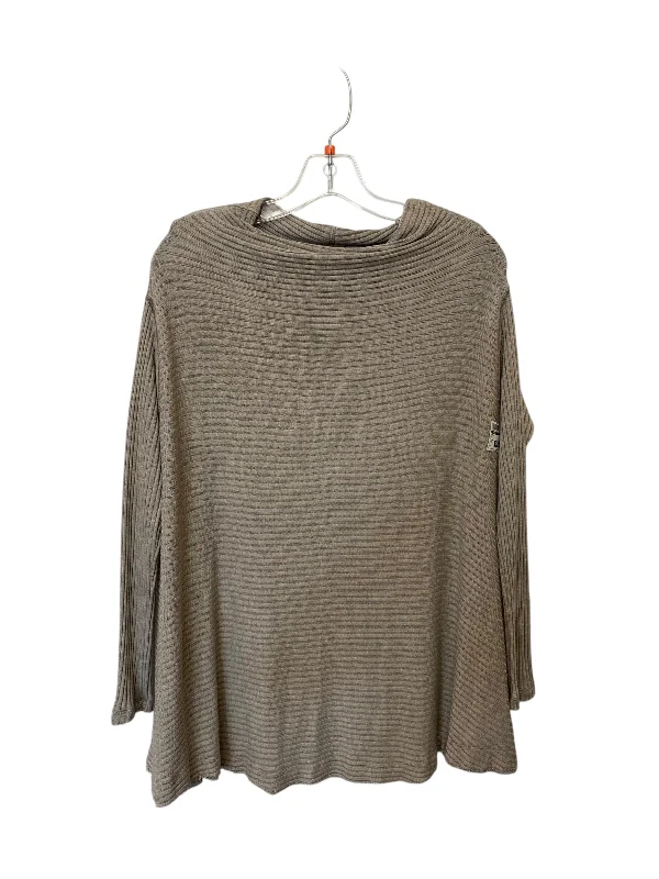 Women's Button-Front Denim Pullovers-Sweater By We The Free In Taupe, Size: S