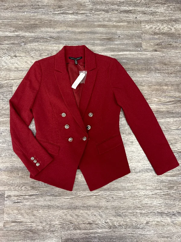 Women's Linen Blazers-Blazer By White House Black Market In Red, Size: 6