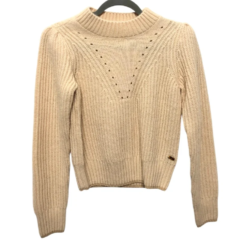 Women's Ribbed A-Line Pullovers-Sweater By Scotch & Soda In Beige, Size: Xs