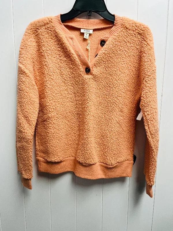 Women's Tulle Pencil Pullovers-Sweater By Ana In Orange, Size: Xs