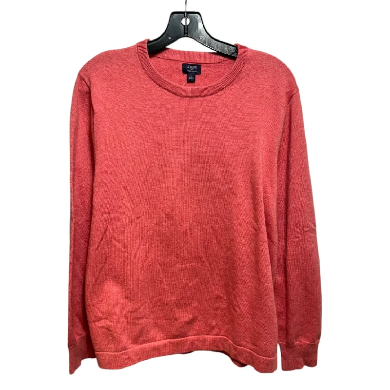 Women's Knit Pullovers-Sweater By J. Crew In Coral, Size: L