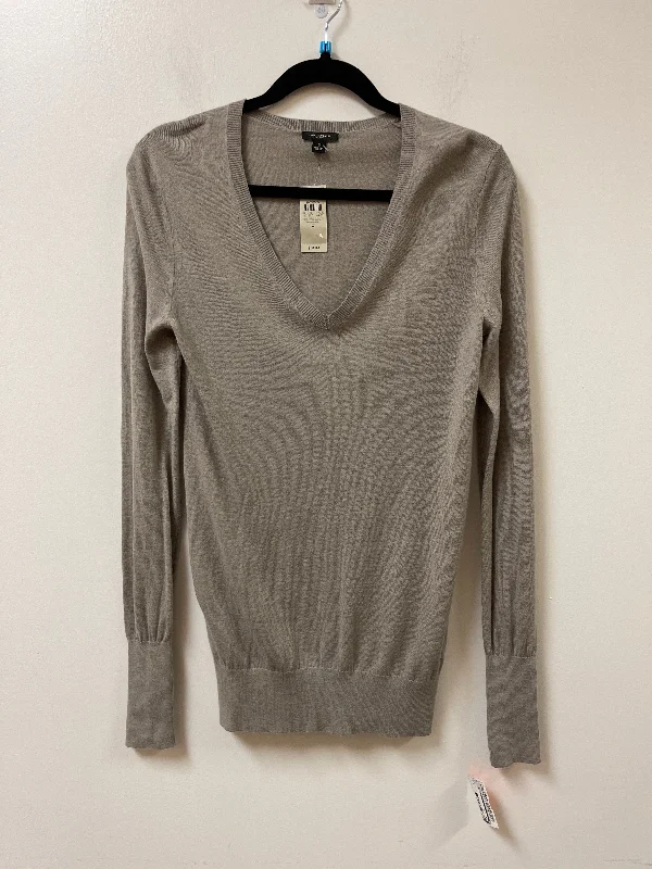 Women's Thermal Pullovers-Sweater By Ann Taylor In Brown, Size: S