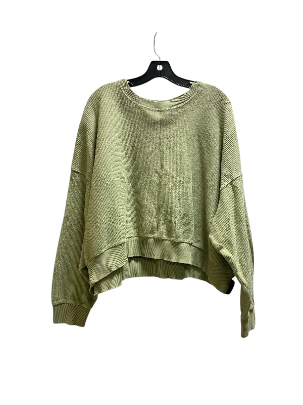 Women's Animal Print Pullovers-Sweater By Aerie In Green, Size: Xl