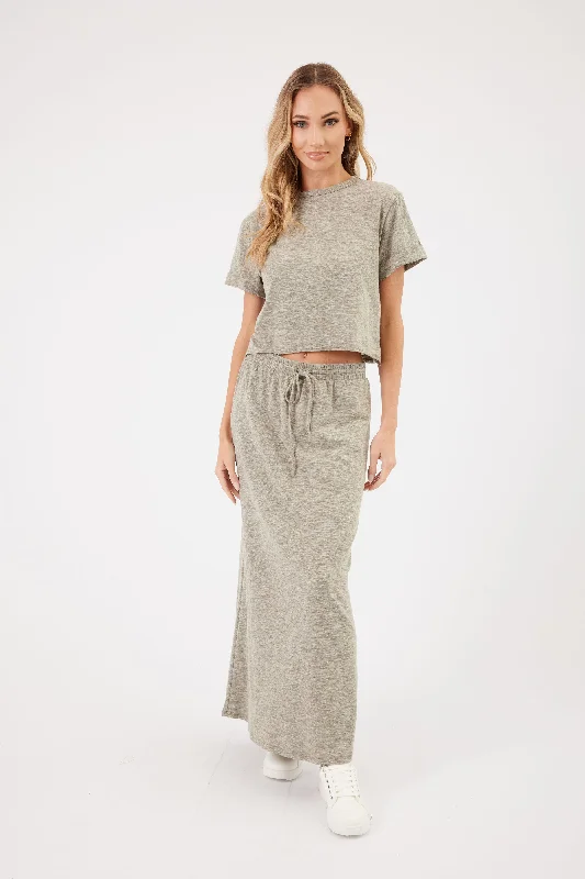 Women's Snake Print Skirts-Lucy Maxi Skirt