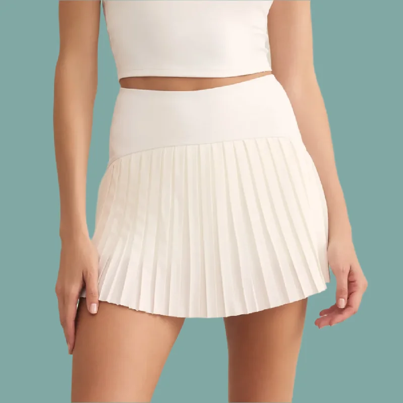 Women's Asymmetrical Skirts-Playing Doubles Skort