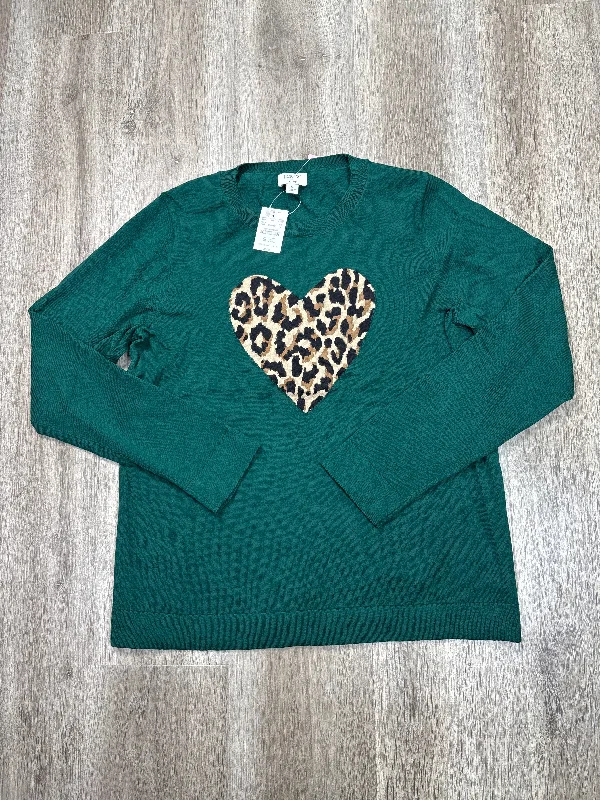 Women's Party Pullovers-Sweater By J. Crew In Green, Size: L