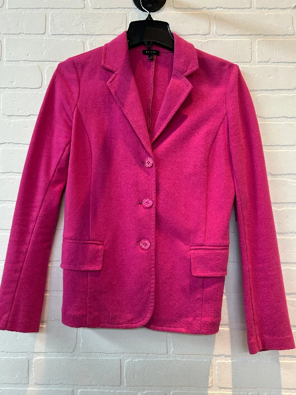 Women's Soft Blazers-Blazer By Talbots In Pink, Size: M