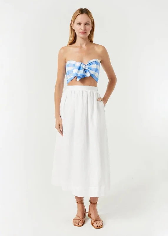 Women's Button-Front A-Line Skirts-Rhode Aaron Skirt