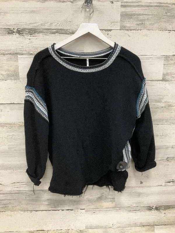 Women's Insulated Denim Pullovers-Sweater By Free People In Black, Size: S