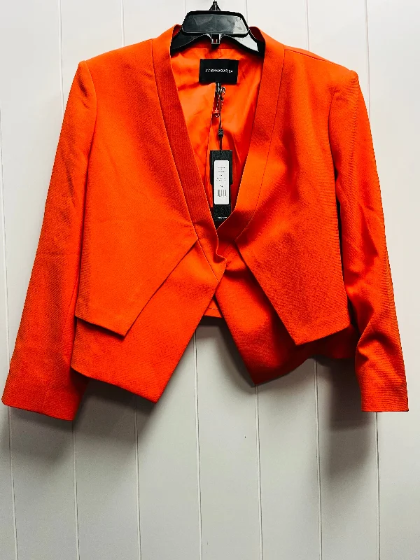 Women's Lightweight Blazers-Blazer By Bcbgmaxazria In Orange, Size: Xl