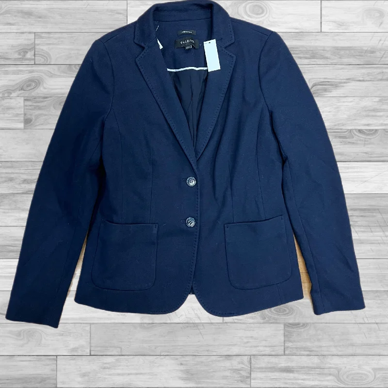 Women's Geometric Blazers-Blazer By Talbots In Navy, Size: 2