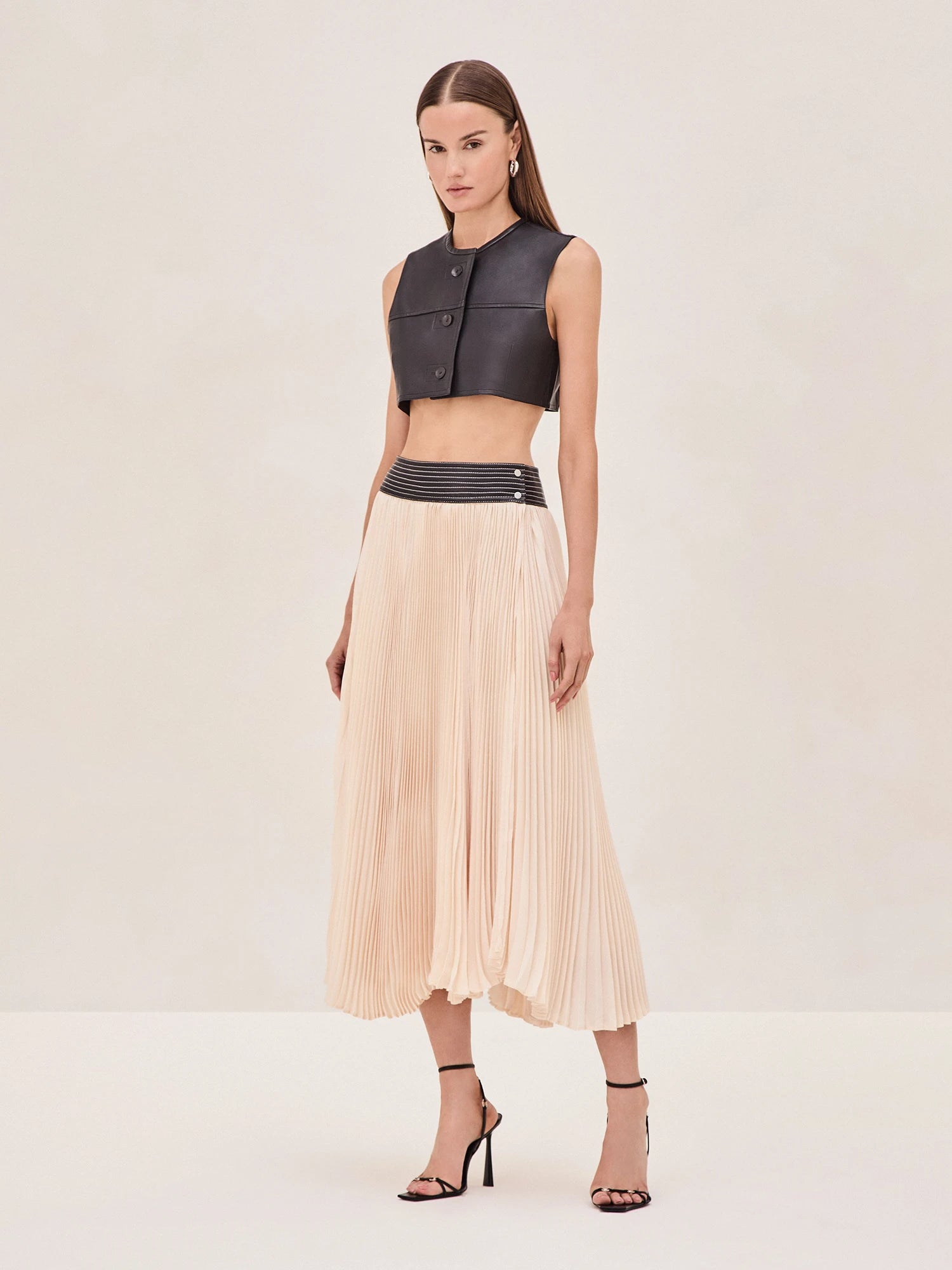 Women's Low-Waisted Pleated Skirts-Tansia Skirt