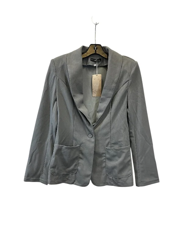 Women's Professional Blazers-Blazer By Clothes Mentor In Grey, Size: S