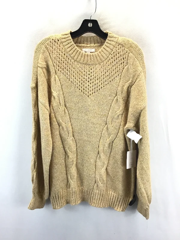 Women's Shimmer A-Line Pullovers-Sweater By Lc Lauren Conrad In Tan, Size: Xl