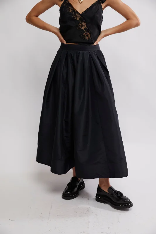 Women's Low-Waisted A-Line Skirts-Emilia Full Skirt