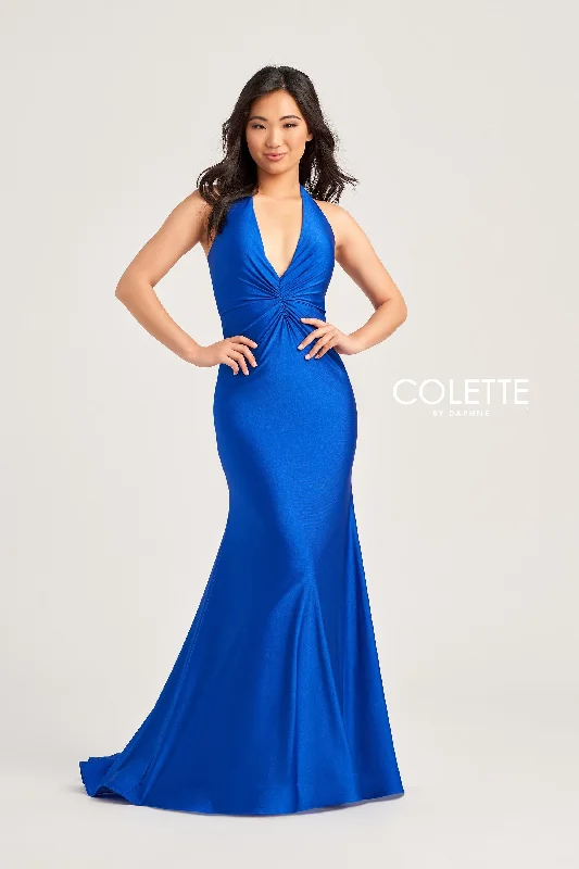 Women's Casual Maxi Solid Color Dresses-Colette CL5199