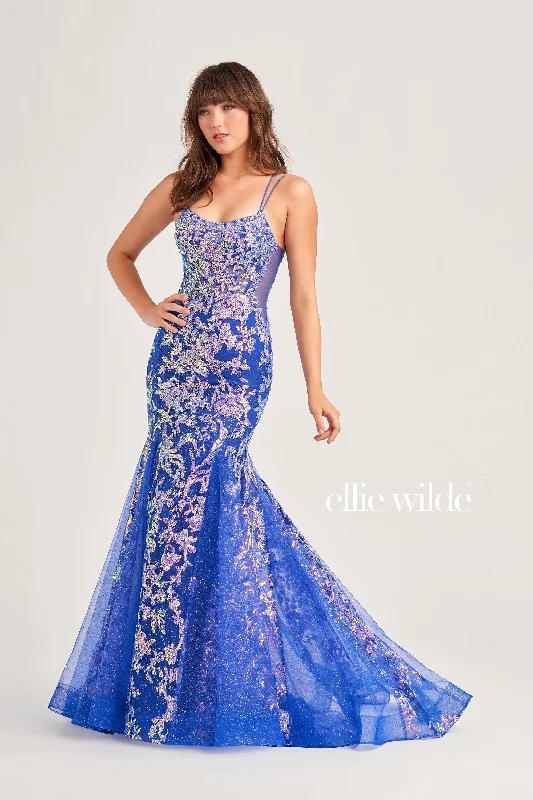 Women's Casual Draped Dresses-Ellie Wilde EW35008