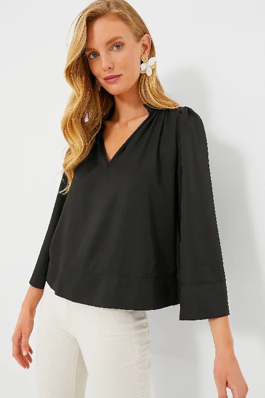 Black Phillipa Blouse