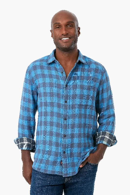 Cobalt Nights Buffalo Reversible Shirt