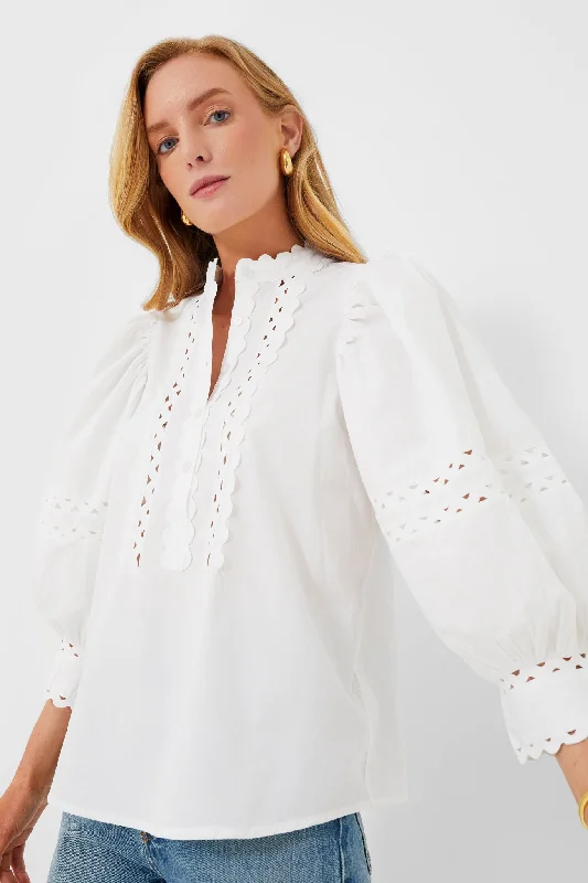 White Rodo Blouse