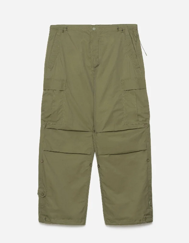 Women's Paperbag Waist Pants-4035 Original Cargo Loose Snopants® Olive OG-107F