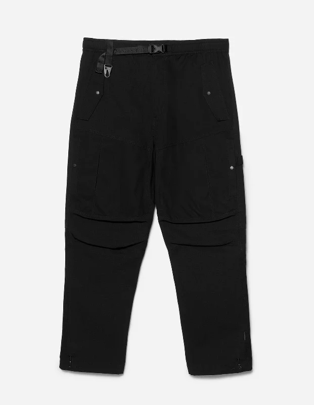 Women's Floral Pants-5216 Cordura Simtex Cargo Track Pant Black