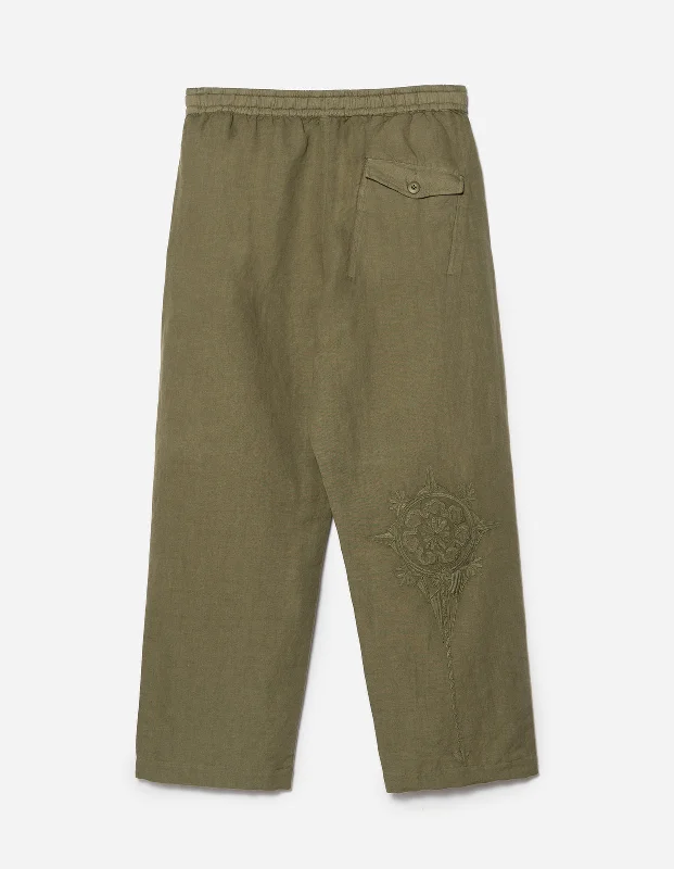 Women's Expedition Pants-5240 Thar Desert Hemp Track Pants Olive