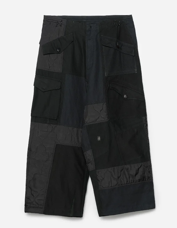 Women's Chic Pants-5268 Upcycled M59 Cargo Snopants Black