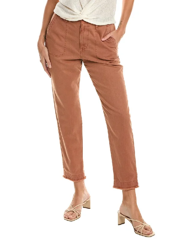 Women's Shimmer Pants-Bella Dahl Dakota - Frayed Ankle Trouser