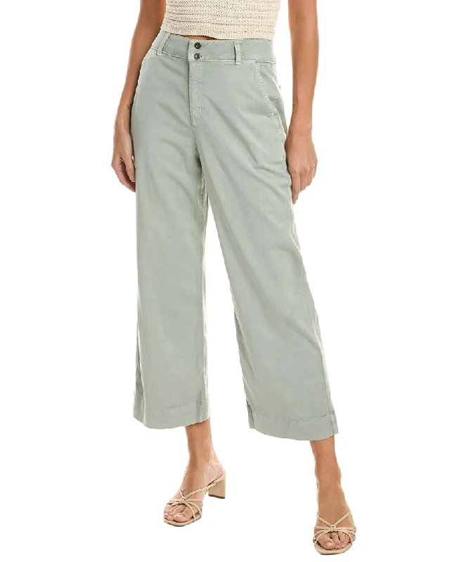 Women's Side Zip Pants-Bella Dahl Wide Leg Crop