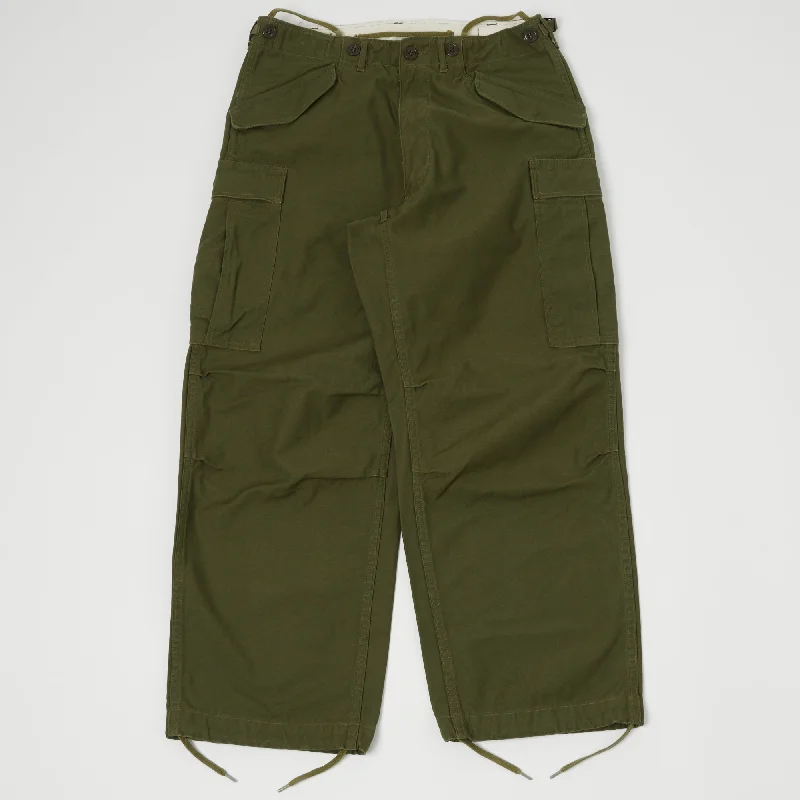 Women's Windproof Pants-Buzz Rickson's M-1951 US Army Field Trouser - Olive