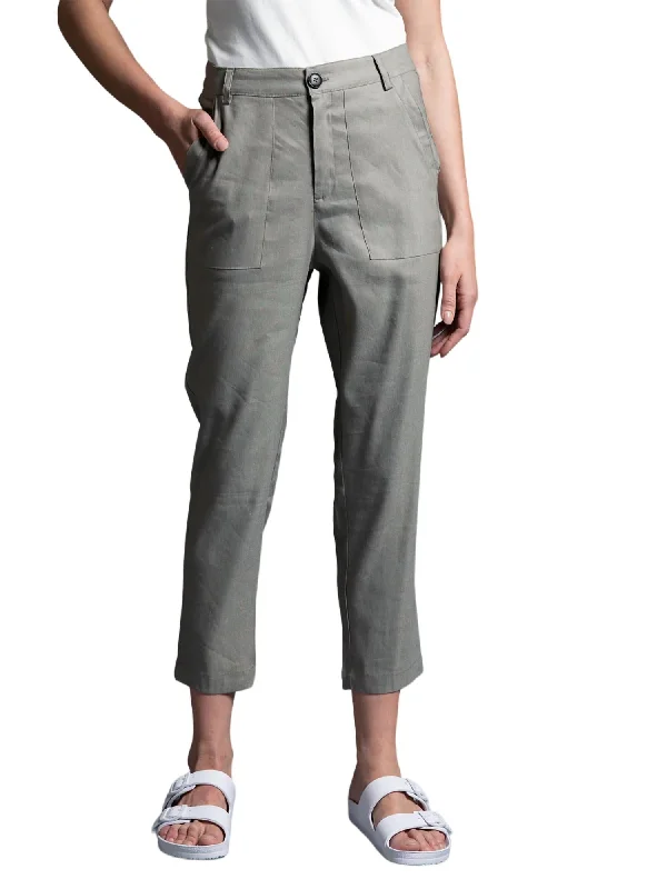 Women's Business Pants-Damian Pant In Moon Mist