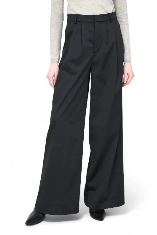 Women's Wrap Pants-Dylan Pant In Black